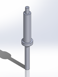 Bumper Post 8-32 Thread bottom 6-32 at Top 024056 .png
